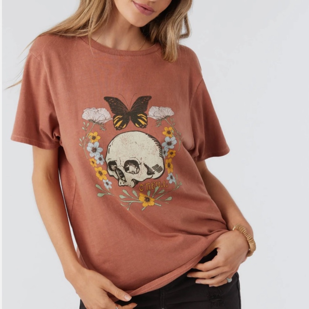 NEW O’Neill Always Skull Graphic Tee